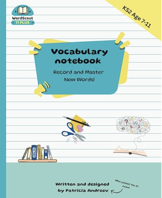 WordScout Vocabulary Notebook cover